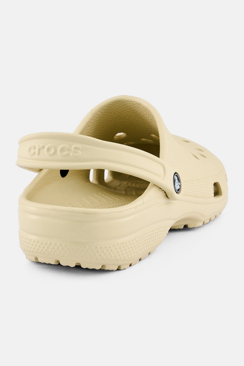 crocs Men Classic Sling Back Clogs, Cream - Image 2